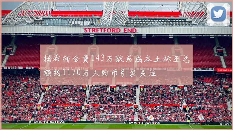 杨希转会费143万欧或成本土标王总额约1170万人民币引发关注